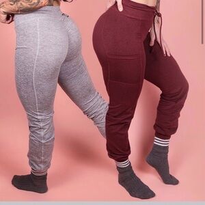 Celestial Bodiez Burgundy Jogger Pants